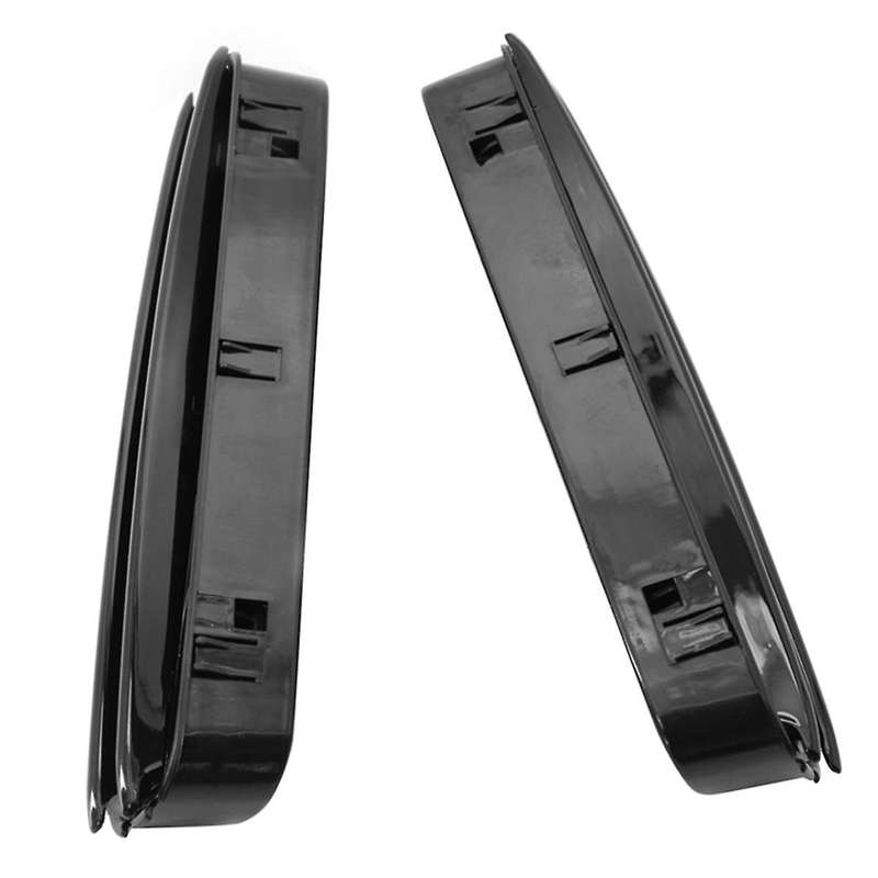 Car Bright Black Side Panel Grilles Vents for 5 Series E39 Ventilation Mesh 51137896849 51137896850