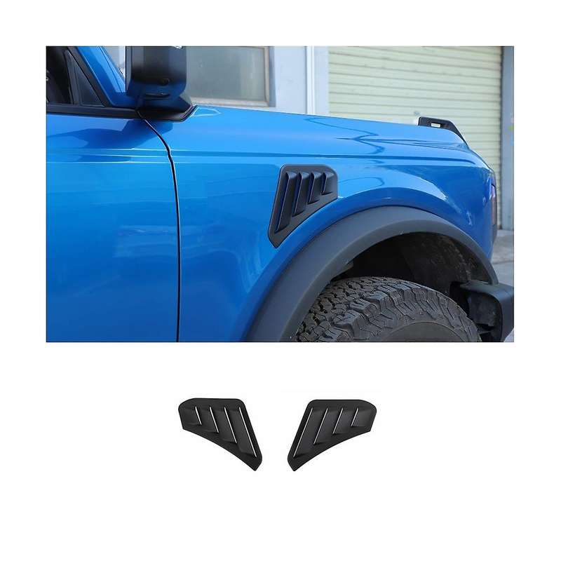 Car Brow Side Grills Decoration Cover for 2021 2022 2023 Exterior Accessories
