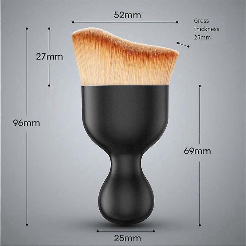 Car Brush, Car Interior Cleaning Tool, Car Cleaning Brush Dust Collector, Curved Design Dirt Dust C