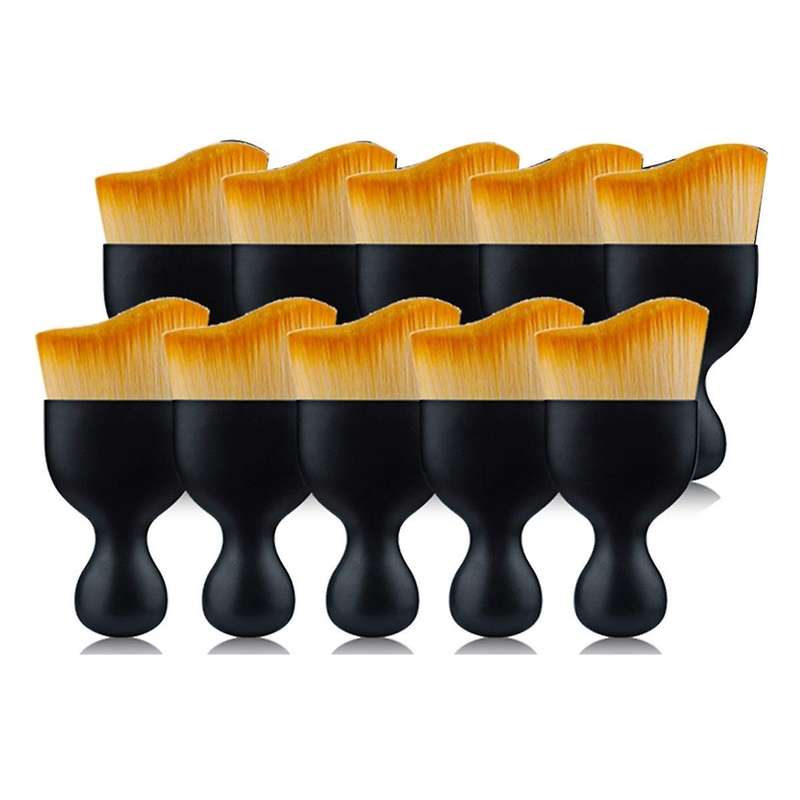Car Brush, Car Interior Cleaning Tool, Car Cleaning Brush Dust Collector, Curved Design Dirt Dust Cl