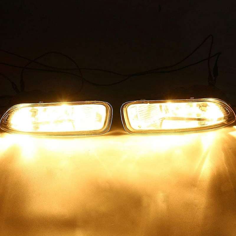 Car Bumper Fog Lights with Bulbs for 2003-2005 TO2592107 81210-2060 81200-02060