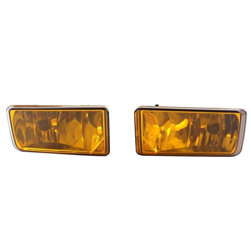 Car Bumper Fog Light Daytime Running Light for GM2593160 GM2592160 Yellow