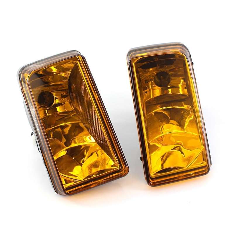 Car Bumper Fog Light Daytime Running Light for GM2593160 GM2592160 Yellow