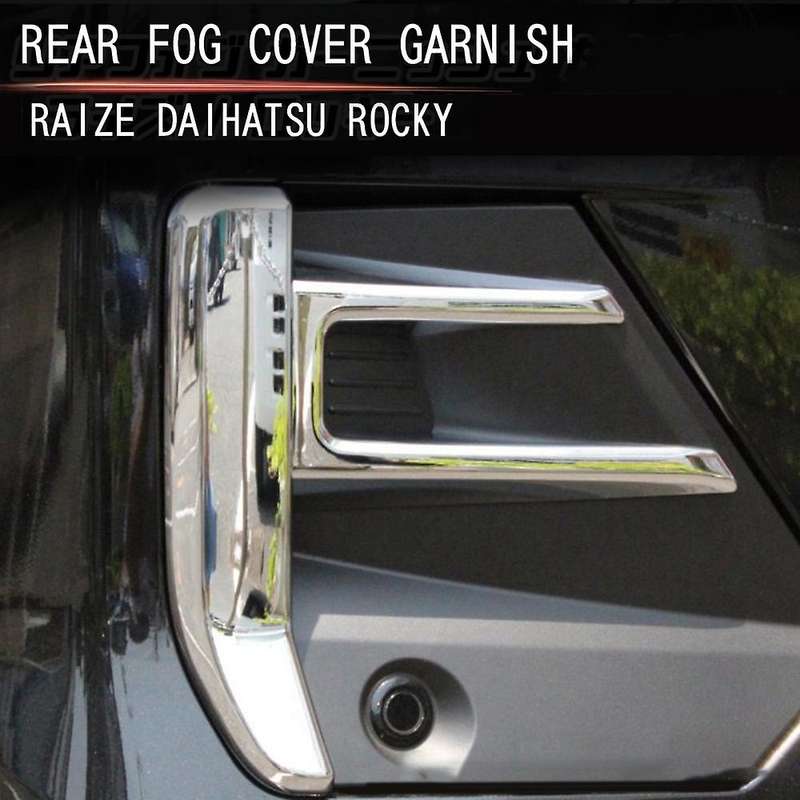 Car Bumper Front and Rear Fog Lamp Frame Fog Lamp Grille Car Accessories for Raize 200 Series 2021