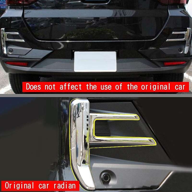 Car Bumper Front and Rear Fog Lamp Frame Fog Lamp Grille Car Accessories for Raize 200 Series 2021