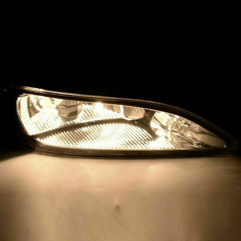 Car Bumper Lamp Clear Fog Light Pair+Switch Wiring Kit for 2005-2008 81220-AA011 81210-AA011