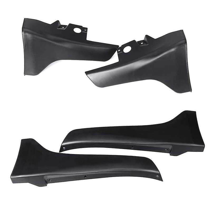 Car Bumper Lip Splash Mud Flaps Guards Guard Angle Corner Protection for Q50 2014-2017 Front + Rear