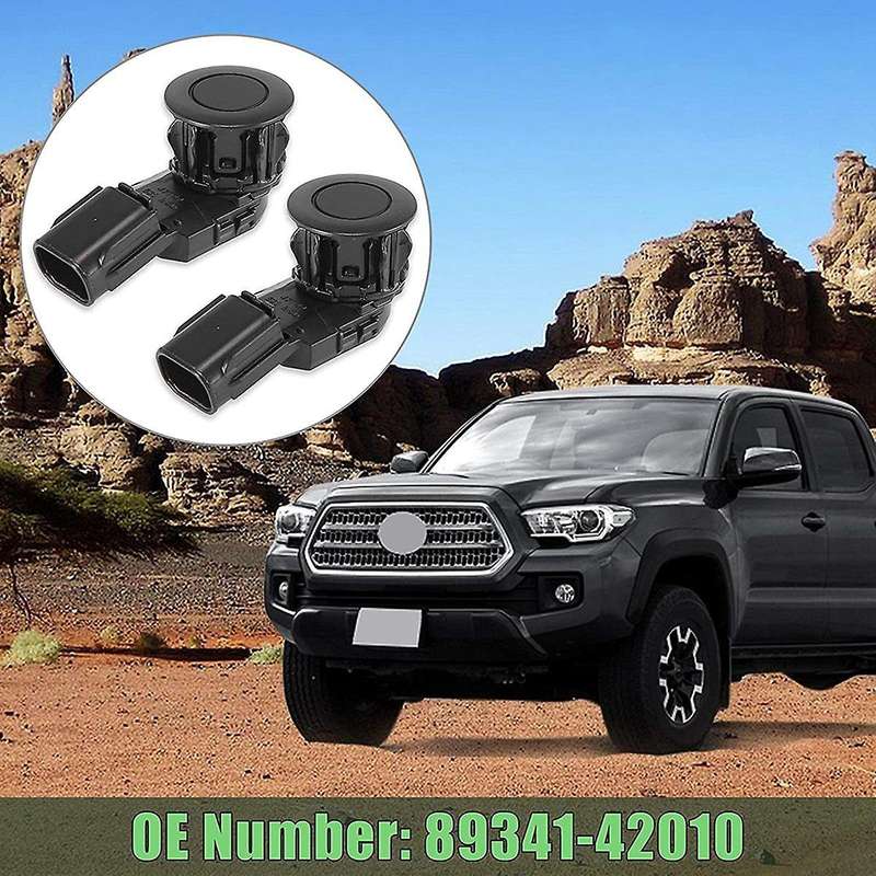Car Bumper Reverse Parking Assist Sensor 89341-42010 for Accessories 2PCS Black