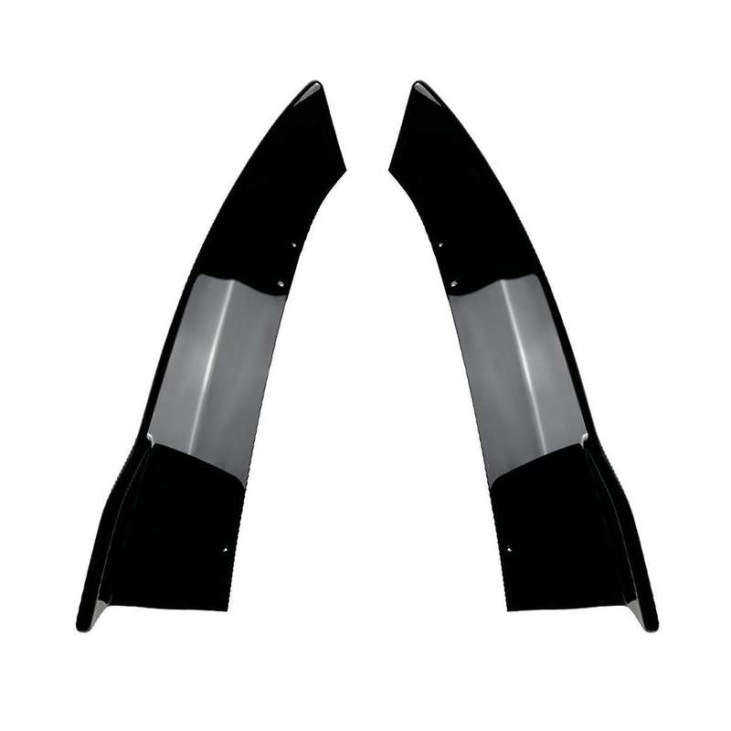 Car Bumper Spoiler Rear Lip Angle Splitter Diffuser for - C-class W206 C200 C260 2022-2023 Black