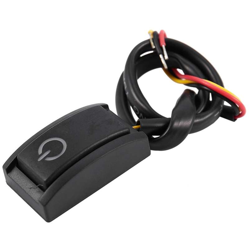 Car Button Switch Diy Switch Paste Type Off/On Switch Compatible Car Reading Lamp/Turn Lights Small