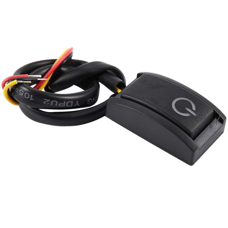 Car Button Switch Diy Switch Paste Type Off/On Switch Compatible Car Reading Lamp/Turn Lights Small