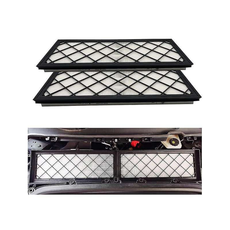 Car Cabin Air Filter Hepa Air Intake Filter Replacement with Tool Kit Activated Carbon for Model Y