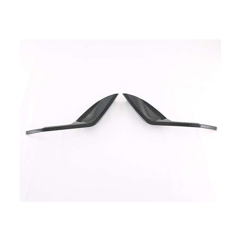 Car Carbon Fiber Abs Front Fog Light Trim Bezel Cover Trim Stickers for Dolphin Atto1 Ea1 2022 2023