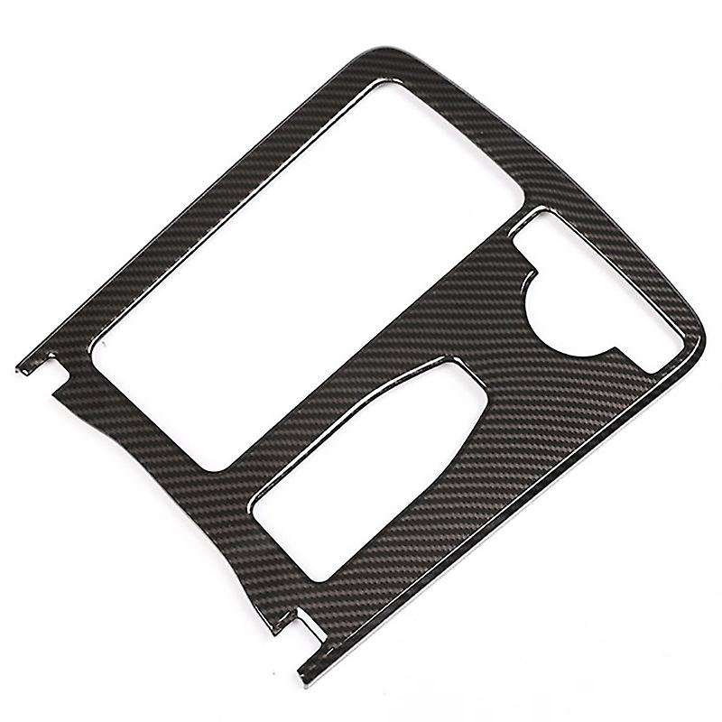 Car Carbon Fiber ABS Central Console Cup Holder Frame Trim Cover Right Drive for E Class C Class W2