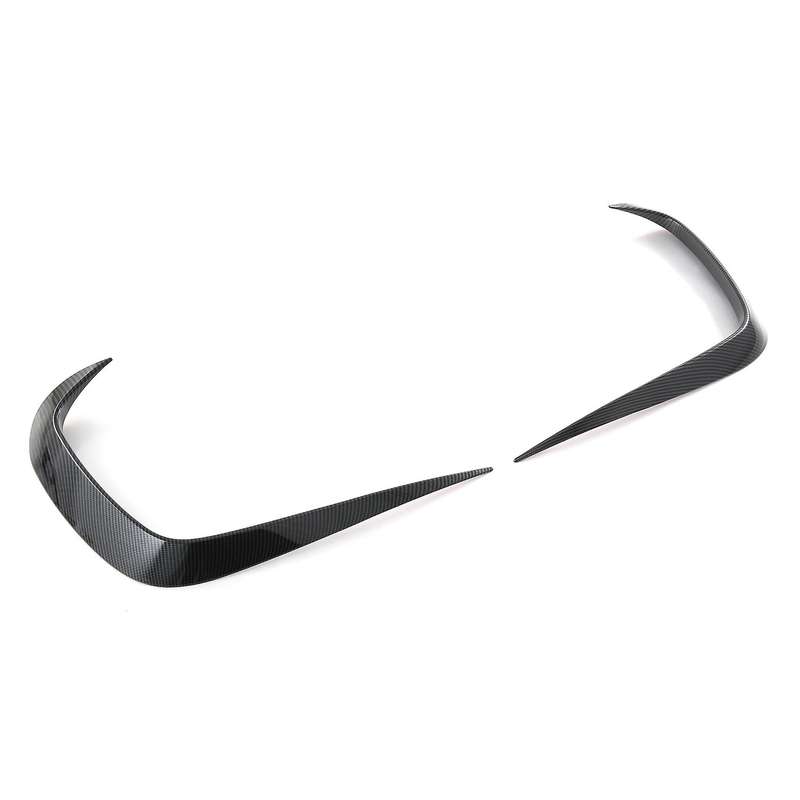 Car Carbon Fiber Abs Front Fog Light Trim Bezel Cover Trim Stickers for Atto 3 Yuan Plus 2022