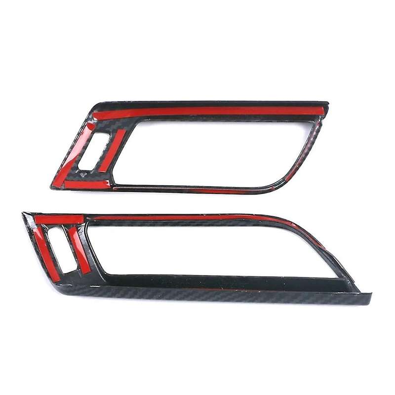 Car Carbon Dashboard Air Condition AC Outlet Vent Cover Trim Color Change Sticker for Sienna 2021-20