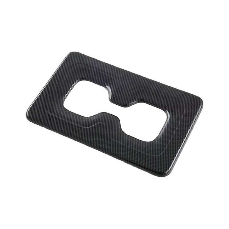 Car Carbon Fiber Abs Interior Rear Back Water Cup Holder Panel Trim Frame for 2022 2023