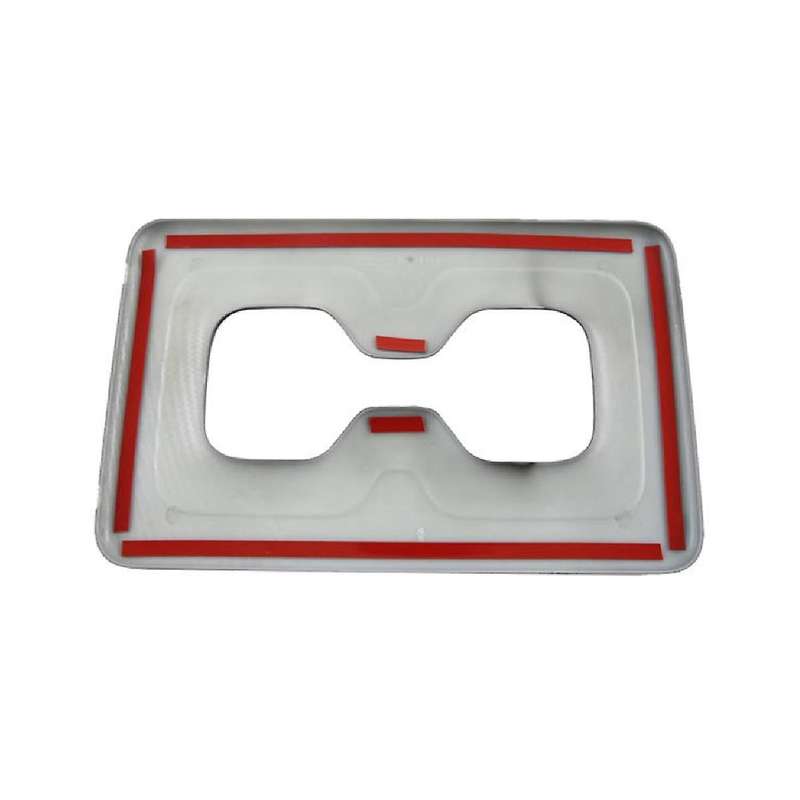 Car Carbon Fiber Abs Interior Rear Back Water Cup Holder Panel Trim Frame for 2022 2023