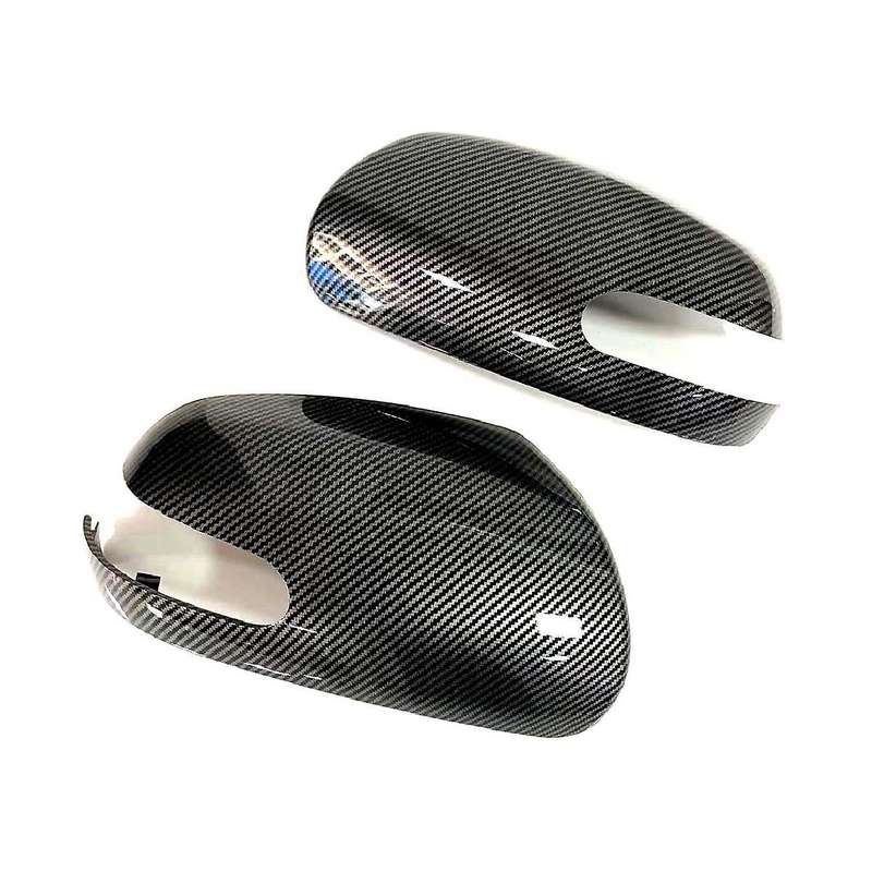 Car Carbon Fiber Abs Side Rearview Mirror Cover Wing Mirror Shell Cap Housing for Forte 2009-2012 8