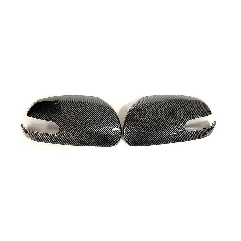 Car Carbon Fiber Abs Side Rearview Mirror Cover Wing Mirror Shell Cap Housing for Forte 2009-2012 8