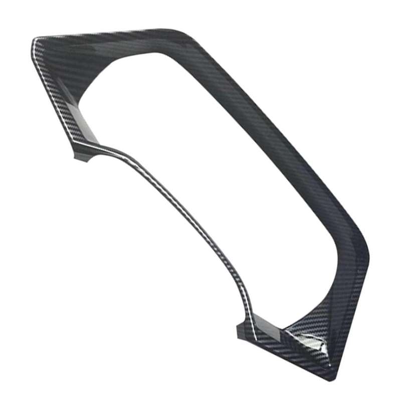 Car Carbon Fiber Abs Interior Dashboard Meter Display Frame Cover Trim Interior Mouldings for X5 G05