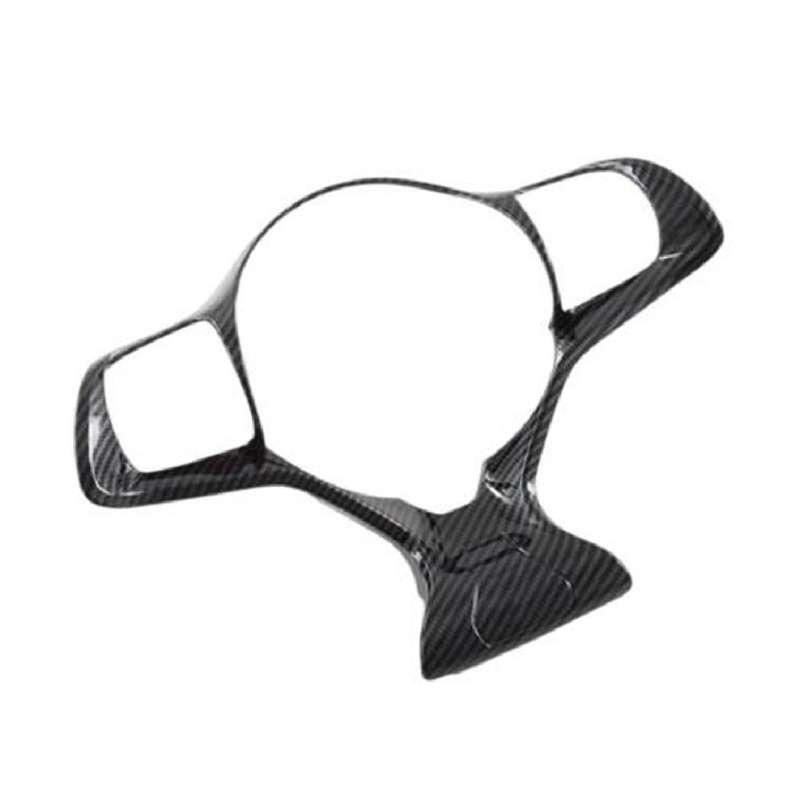 Car Carbon Fiber Abs Steering Wheel Decoration Cover Trim Frame Sticker for Yuan Plus Atto3 2022-20