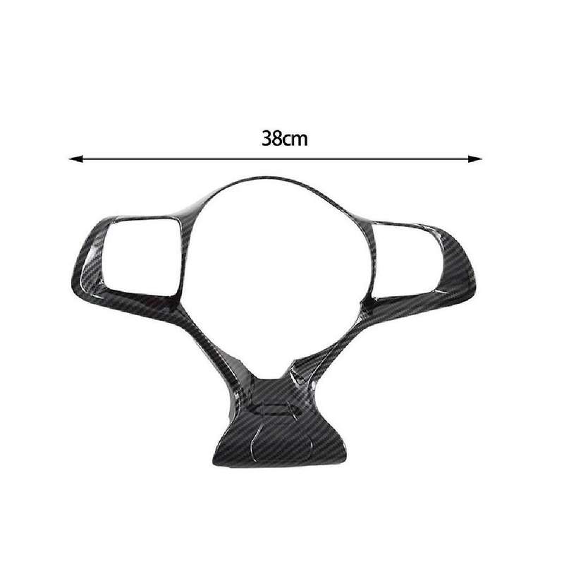 Car Carbon Fiber Abs Steering Wheel Decoration Cover Trim Frame Sticker for Yuan Plus Atto3 2022-20