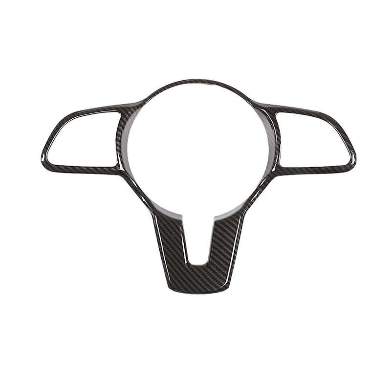 Car Carbon Fiber ABS Steering Wheel Decoration Frame Trim Cover for C E CLA GLC Class