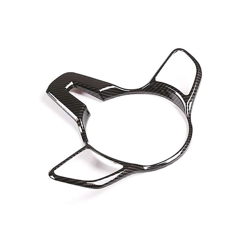 Car Carbon Fiber ABS Steering Wheel Decoration Frame Trim Cover for C E CLA GLC Class