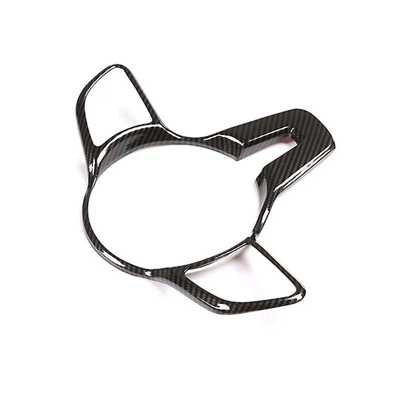 Car Carbon Fiber ABS Steering Wheel Decoration Frame Trim Cover for C E CLA GLC Class