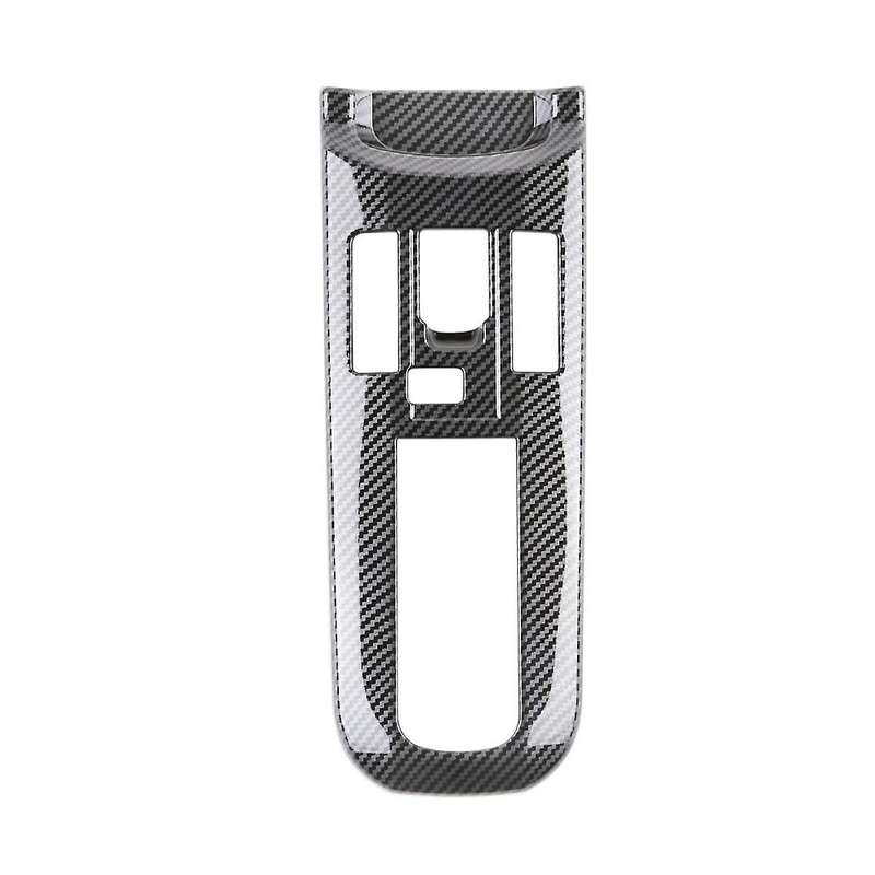 Car Carbon Fiber Black Central Control Gear Shift Panel Interior Modification for Prius 60 Series 2