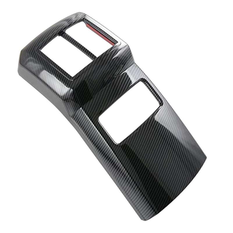 Car Carbon Fiber Armrest Box Rear Frame Cover Sticker Trim for Nq5 2021 2022