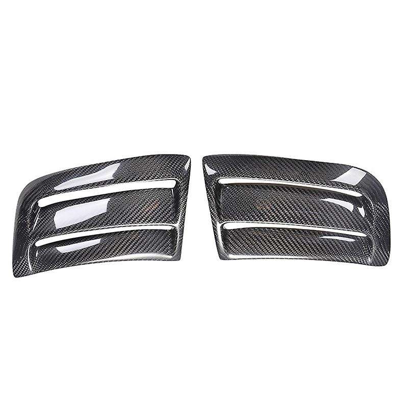 Car Carbon Fiber Air Vent Duct Cover Side Air Insert Vent Cover Trim Cover Sticker for W204 C63 08-1