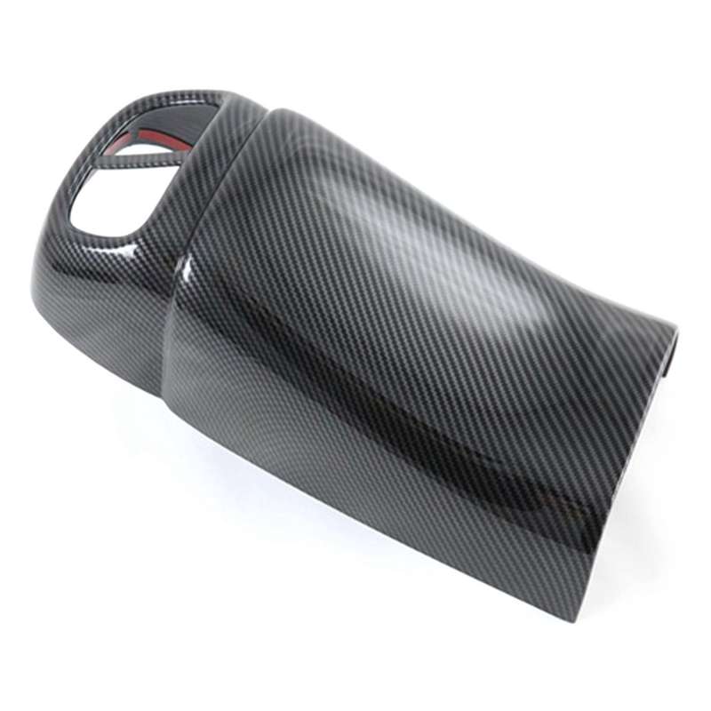 Car Carbon Fiber Armrest Box Rear Frame Trim Cover for CN7 2020 2021