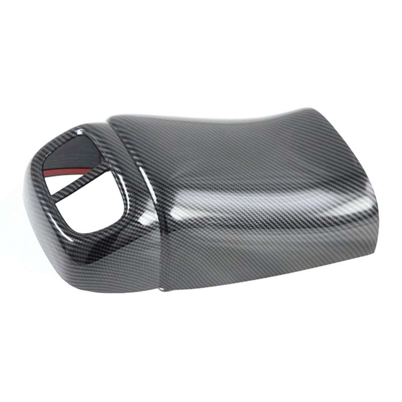 Car Carbon Fiber Armrest Box Rear Frame Trim Cover for CN7 2020 2021