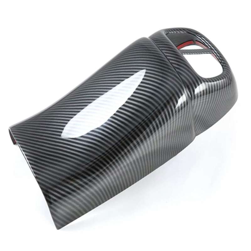 Car Carbon Fiber Armrest Box Rear Frame Trim Cover for CN7 2020 2021