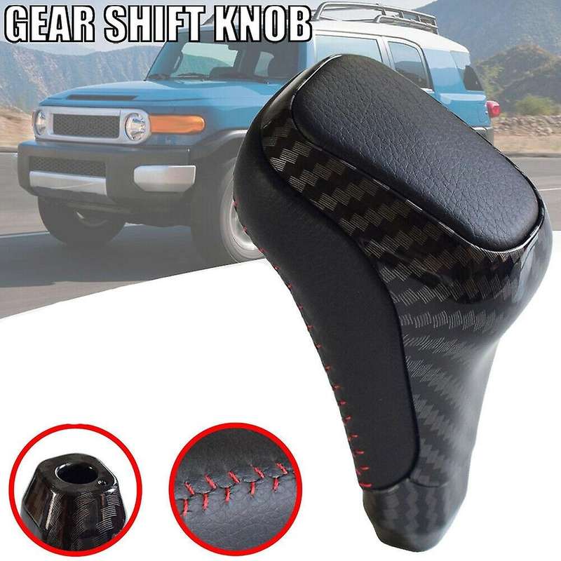 Car Carbon Fiber AT Gear Shift Knob for 4Runner//Fortuner/Prado FJ150