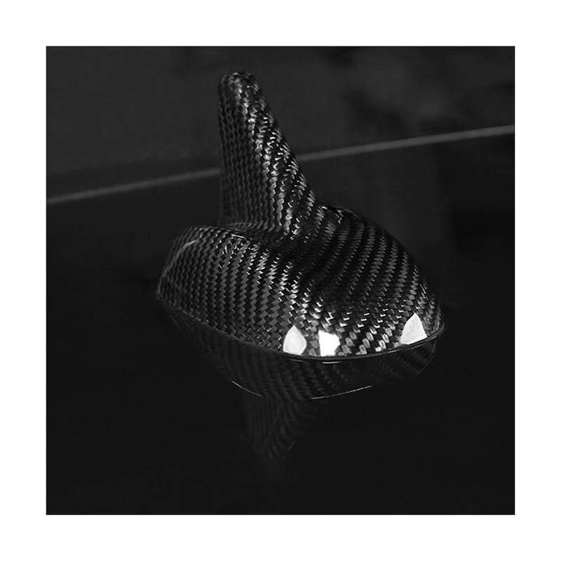 Car Carbon Fiber Antenna Decorative Frame Cover for for Quattroporte