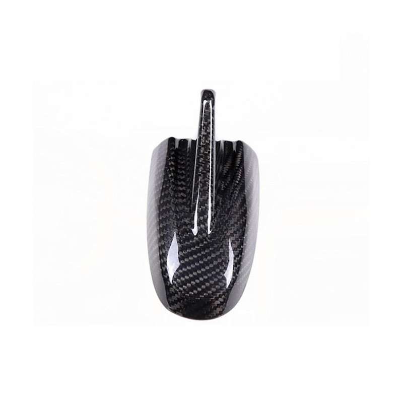 Car Carbon Fiber Antenna Decorative Frame Cover for for Quattroporte
