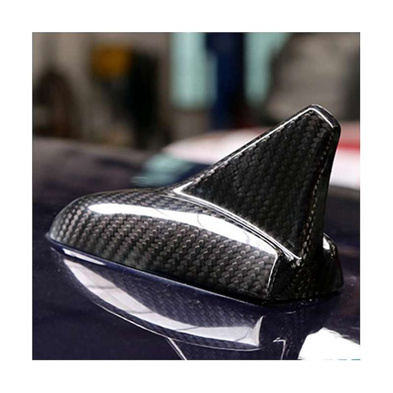 Car Carbon Fiber Antenna Decorative Frame Cover for for Quattroporte