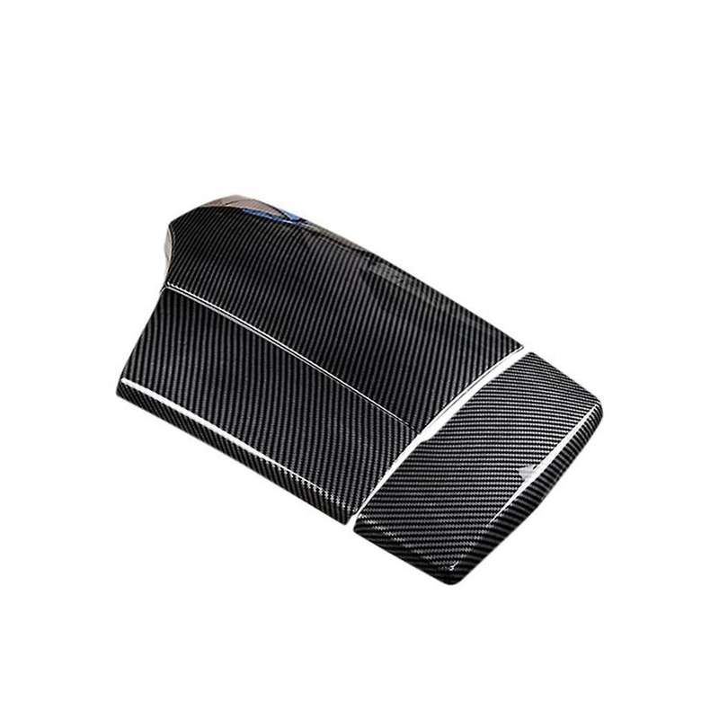 Car Carbon Fiber Center Console Armrest Box Panel Cover Stickers for  5 Series 520I 525Li E60 05-10
