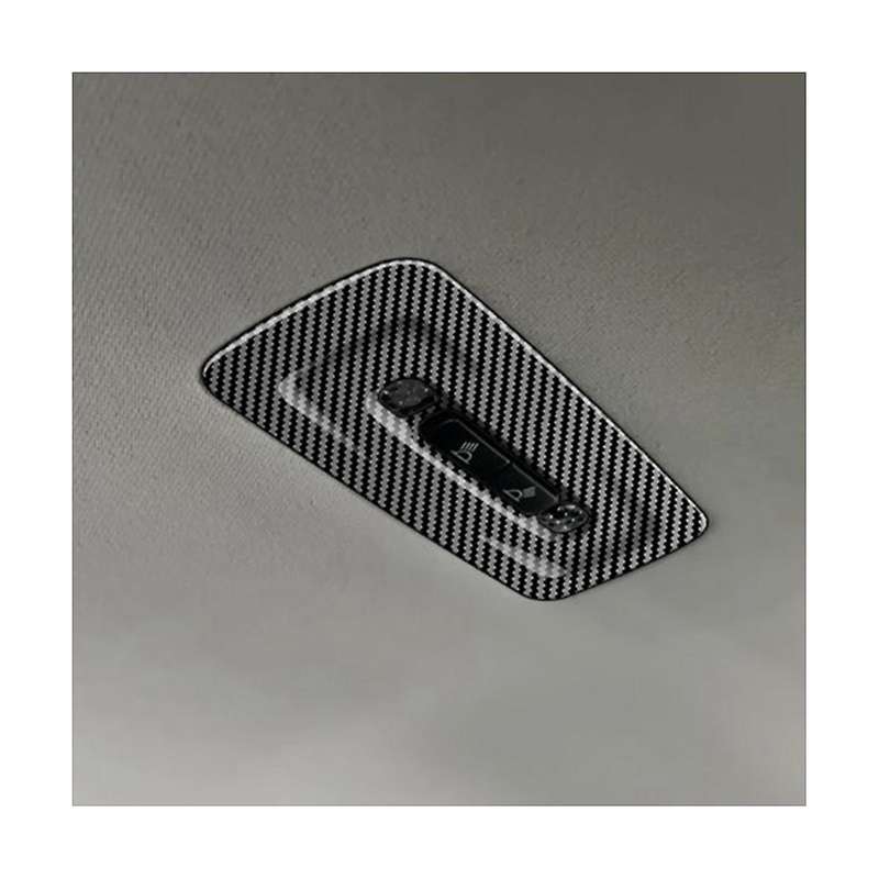 Car Carbon Fiber Black Rear Reading Light Frame Decoration Interior for Prius 60 Series 2020-2023