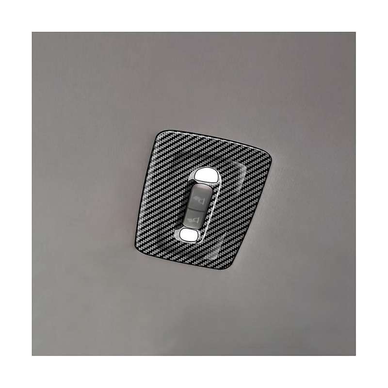 Car Carbon Fiber Black Rear Reading Light Frame Decoration Interior for Prius 60 Series 2020-2023