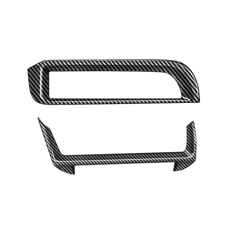 Car Carbon Fiber Car Console Air Conditioning Outlet Frame Cover Trim for Prius 60 Series 2020-2023