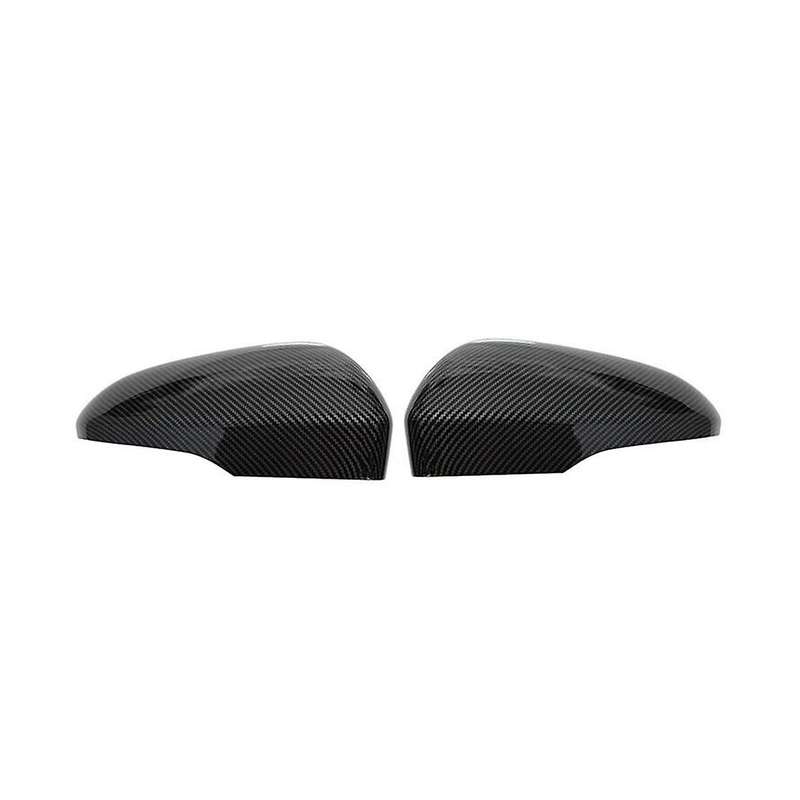 Car Carbon Fiber Black Reversing Mirror Cover Rearview Mirror Shell Cover for Us Standard Mondeo 20