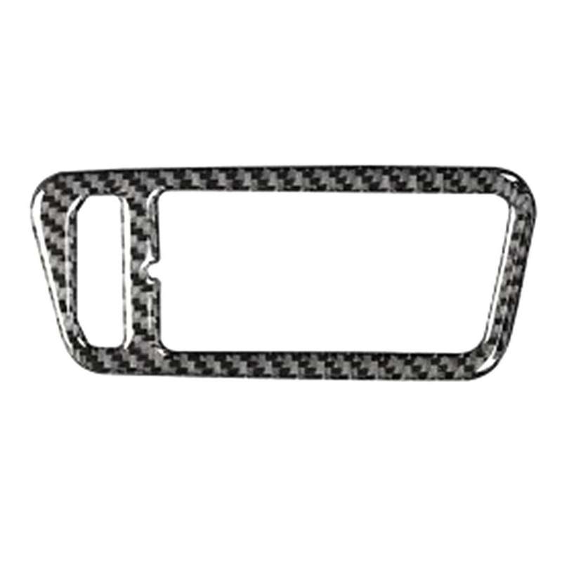 Car Carbon Fiber Car Window Control Switch Panel Decor Cover Styling Decals Golf 7 MK7 2013-2017