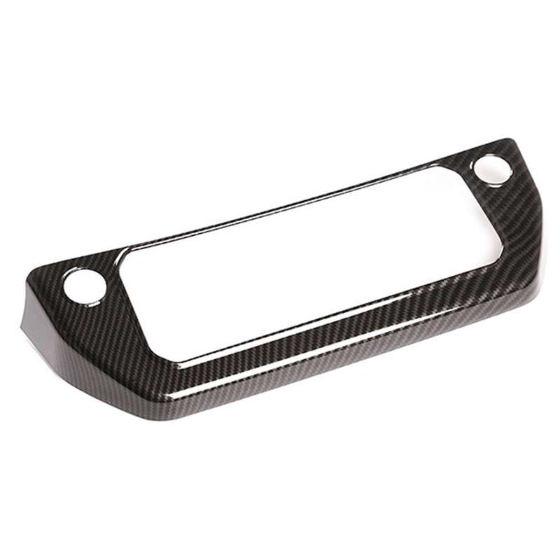 Car Carbon Fiber Center Console Air Condition Mode Button Cover Trim for 110 2020