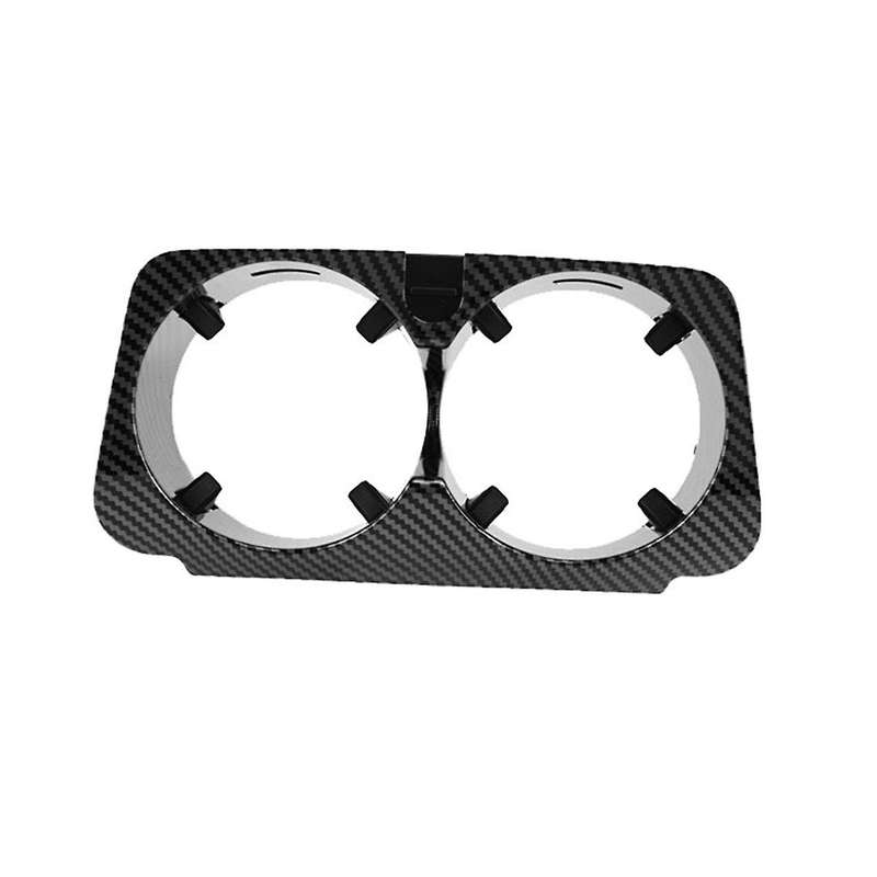 Car Carbon Fiber Center Console Insert Drinks Cup Holder for W205 W213 Car Interior Accessories 2056