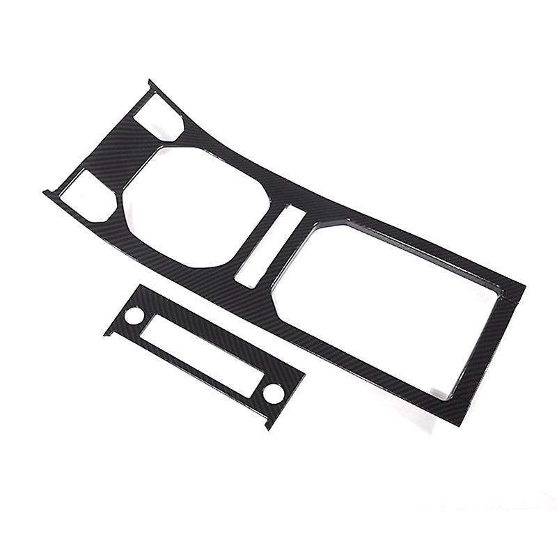 Car Carbon Fiber Center Console Gear Panel Trim for Evoque 12-17 Accessories