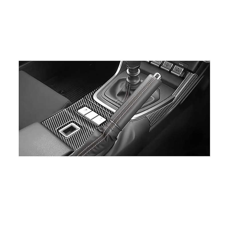Car Carbon Fiber Center Console Gear Shift Panel Cover Frame Sticker Trim Accessories for Brz Zd8 2